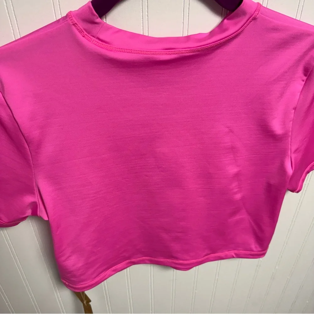 Skims Swim T-Shirt Medium Taffy - Picture 4 of 6